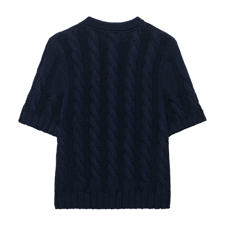 Femme Kortærmet Kabelstrik Cardigan Stilla