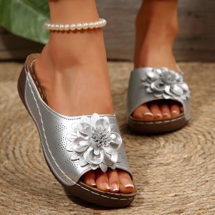 Dame Sandaler med modigt blomsterdesign og ergonomisk fodseng Stilla