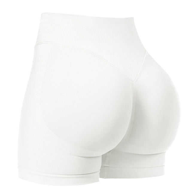 Dame sport-bikini-top med højt skårne shorts og sømløs design Skovae