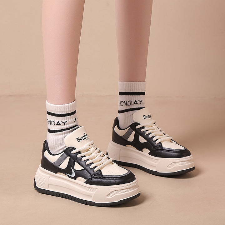 Dame Chunky Sneakers med dæmpende sål og åndbart overflade Stilla