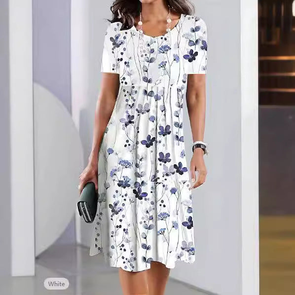 Dame Etuikjole med elegante blomsterdesign Stilla