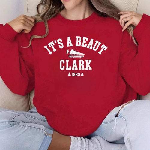 Kvinders sweatshirt med casual tekst og komfortabel pasform Stilla