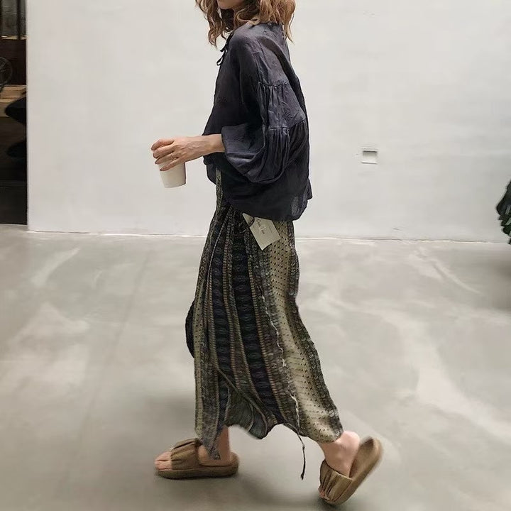 Femme Bohemian-Style Maxi Nederdel Stilla