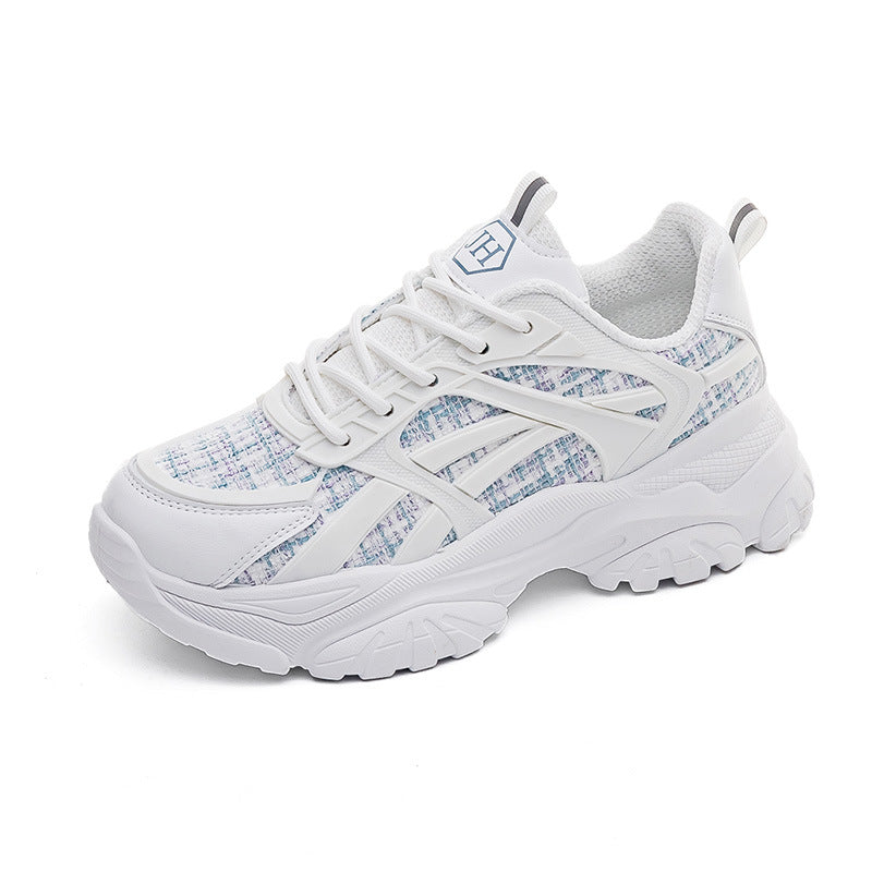 Dame Chunky Sneakers med åndbart mesh-design og stilfuldt design Stilla