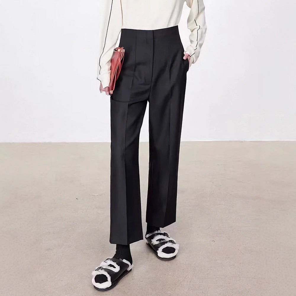 Dame Oversized Strik Sweater med Høj Krave Stilla