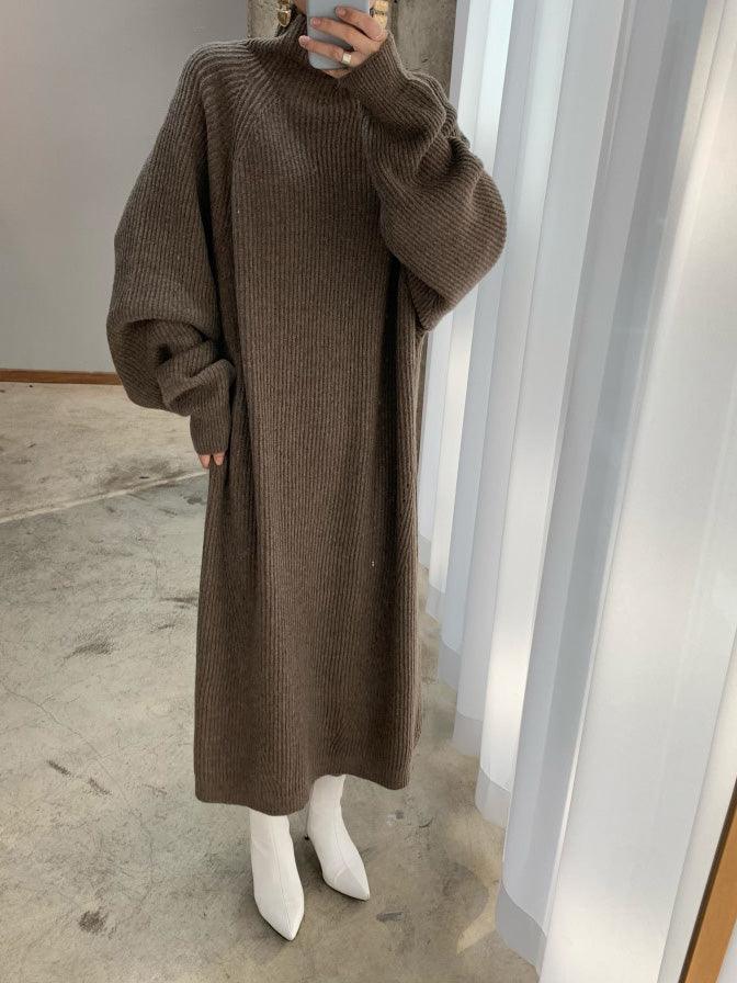Stilla | Casual Kjole Med Rullekrave