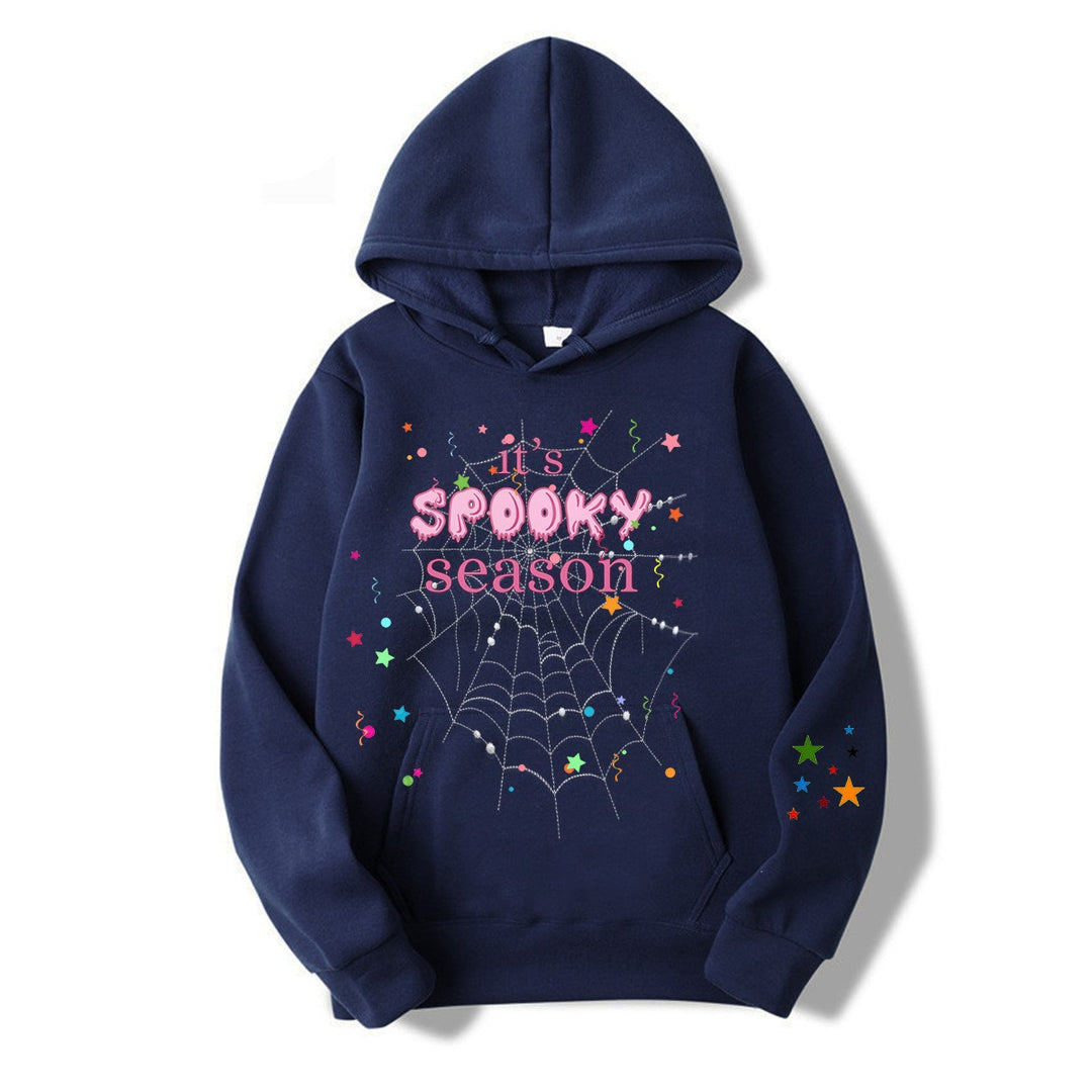 Kvinder hyggelig hoodie med grafisk Halloween design Skovae