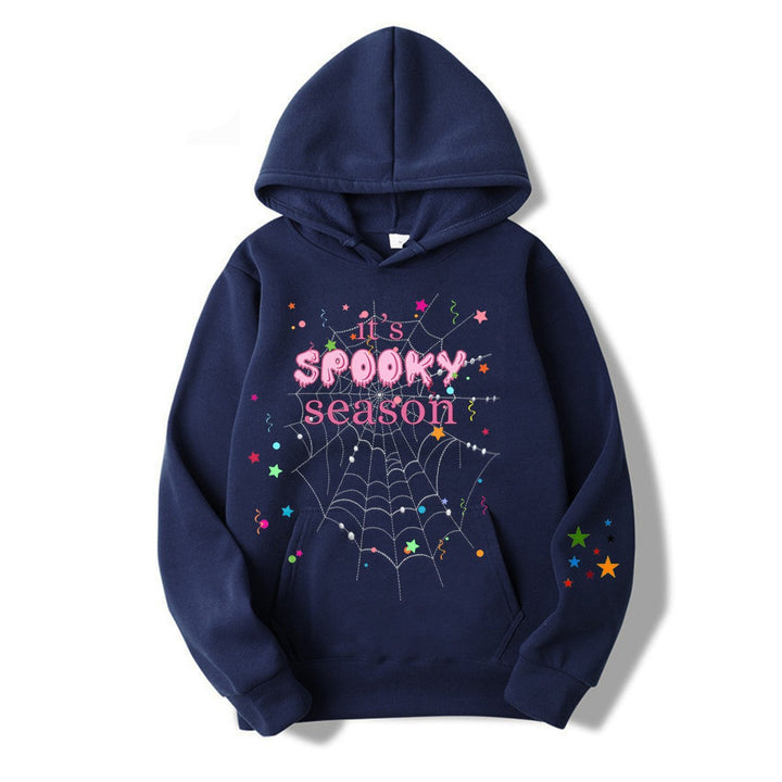 Kvinder hyggelig hoodie med grafisk Halloween design Skovae