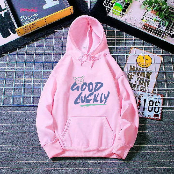 Kvinders Hoodie med Moderne Grafisk Design Skovae