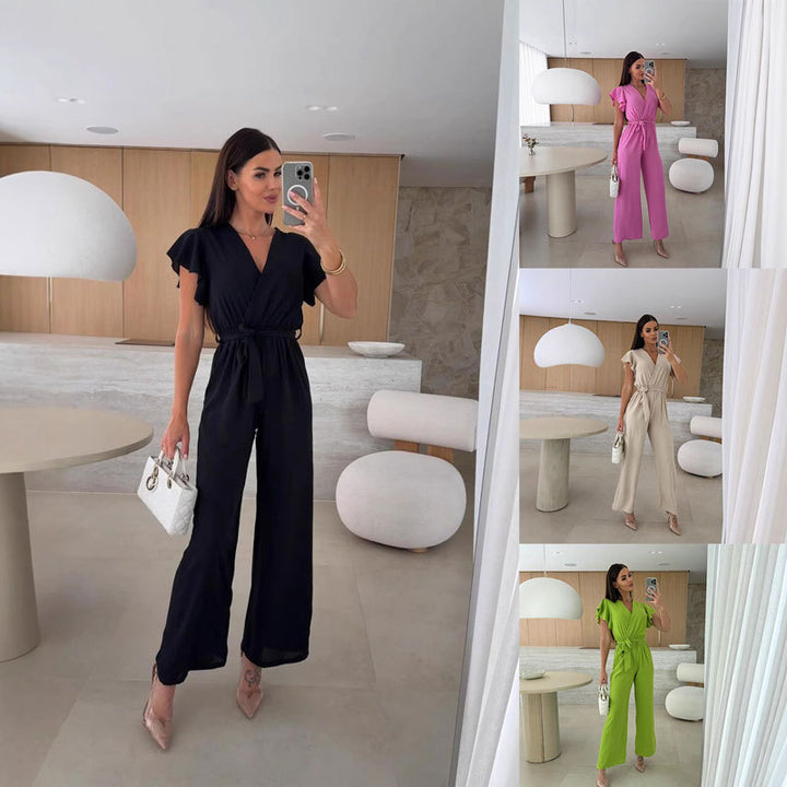 Damer Elegant Vareflettet Overall Stilla
