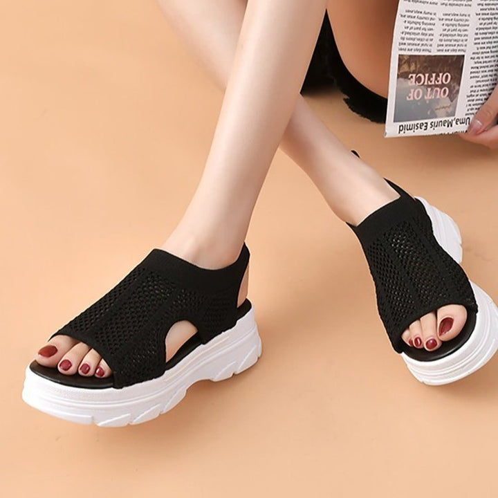 Dame Åndbare Sandaler med fleksibel Sål og sporty Design Stilla