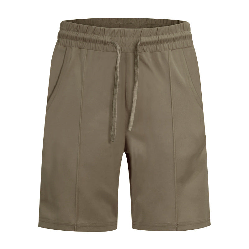 Herrer Jogging-Shorts med elastisk talje og praktiske sidelommer Stilla