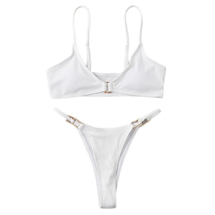 Dame Bikini-sæt med justerbare stropper og gyldne accenter Stilla