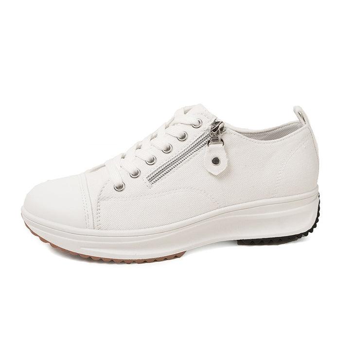 Dame Sneakers med praktisk lynlås og komfortabel sål Stilla