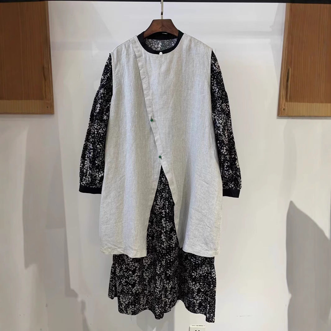 Femme Stilfuldt Oversized Linned Top Stilla