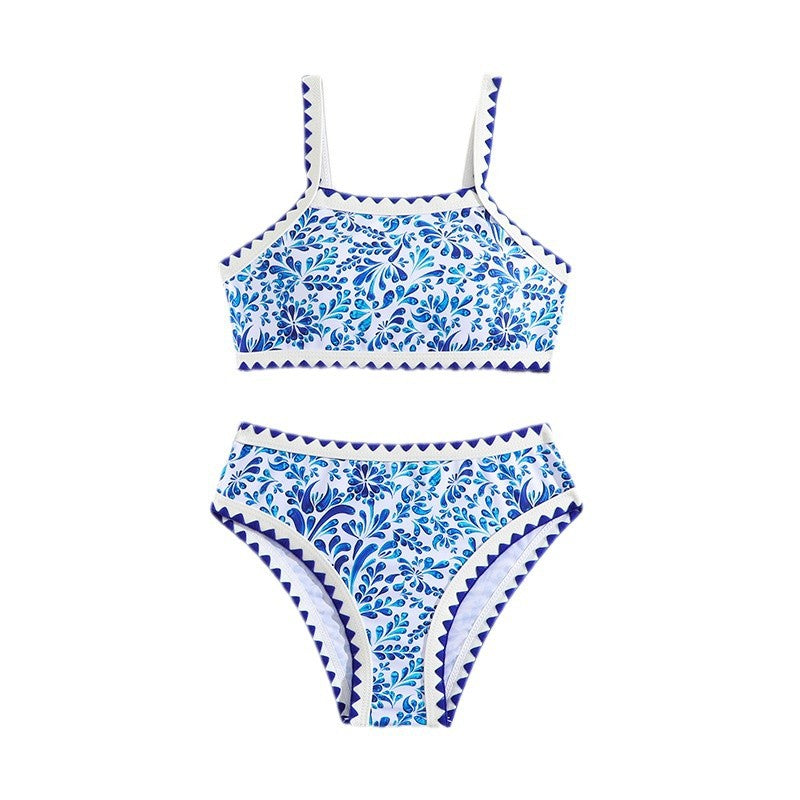Dame Bikini Sæt med blomstret mønster Stilla