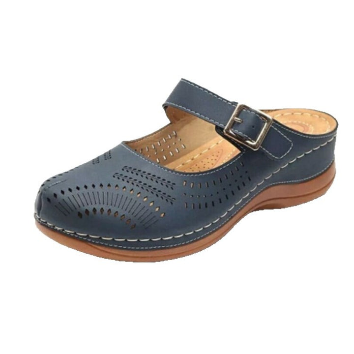 Dame Komfort Læder Clogs Sandaler Stilla