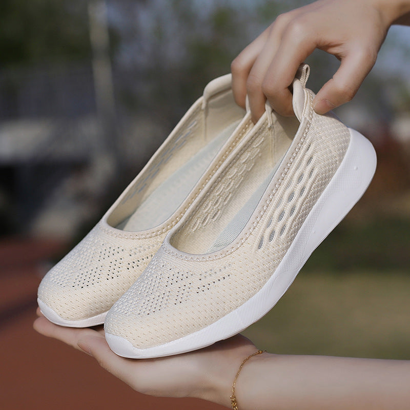 Femme Åndbare Mesh Slip-On Sneakers Stilla