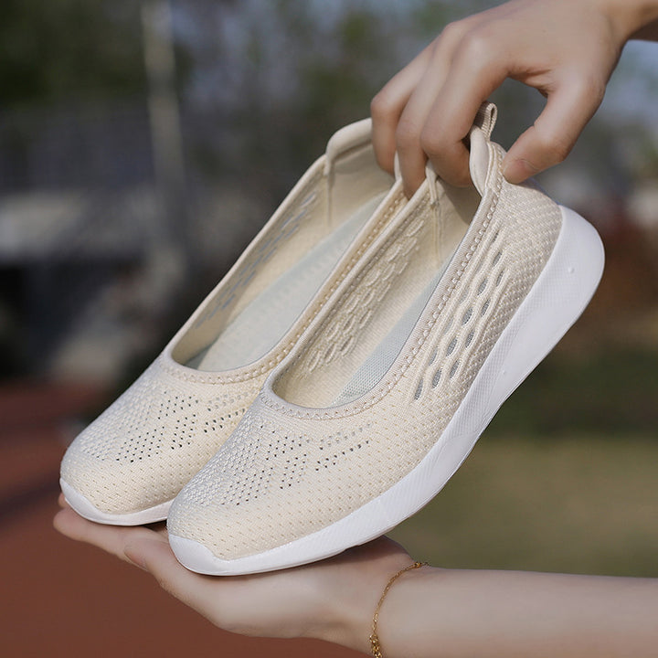 Femme Åndbare Mesh Slip-On Sneakers Stilla