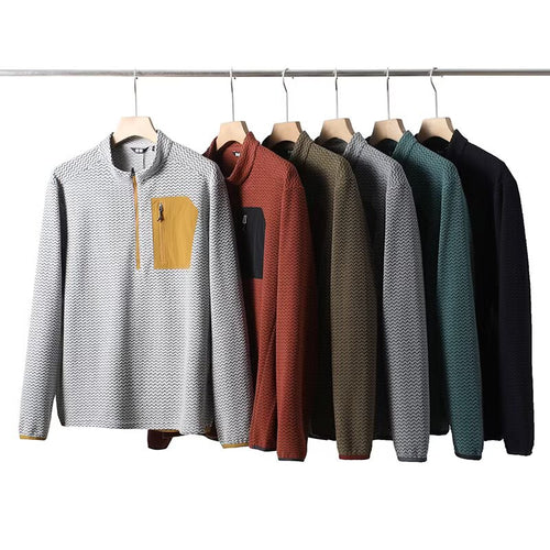 Kvindernes funktionelle sweater med høj krave og praktisk lynlås Stilla
