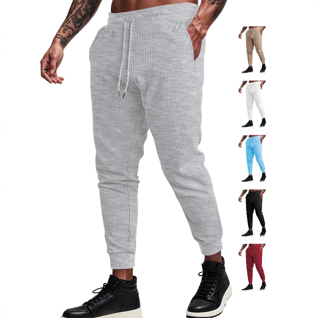 Herrer fritids-joggingbukser med åndbar struktur og justerbar talje Stilla