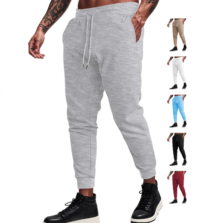 Herrer fritids-joggingbukser med åndbar struktur og justerbar talje Stilla