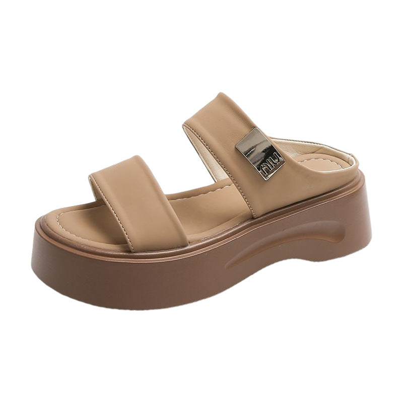 Dame Plateau-Sandaler med moderne remdesign og komfortabel dæmpning Stilla
