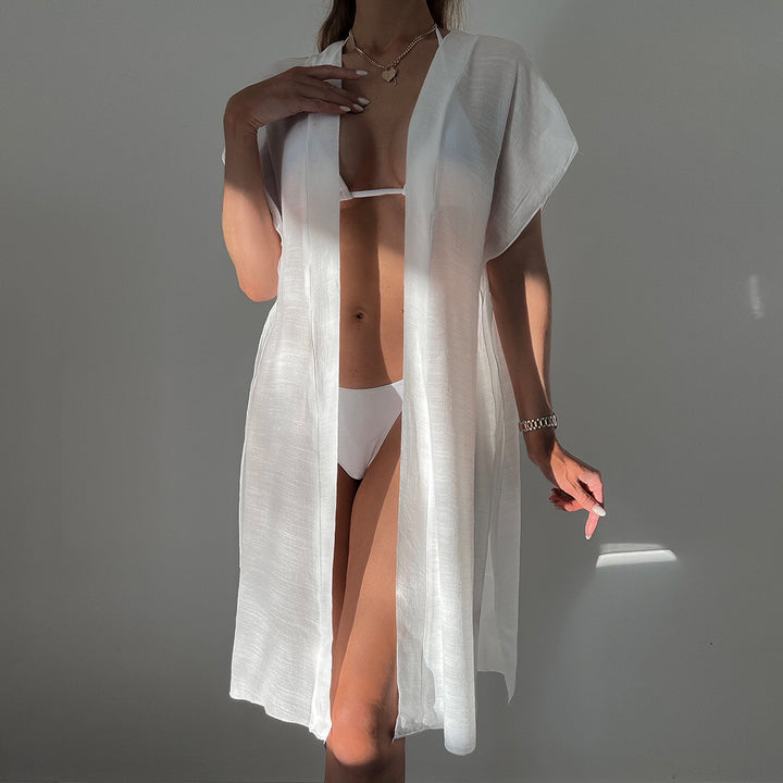 Dame Lange Kimono-Style Dækning Stilla