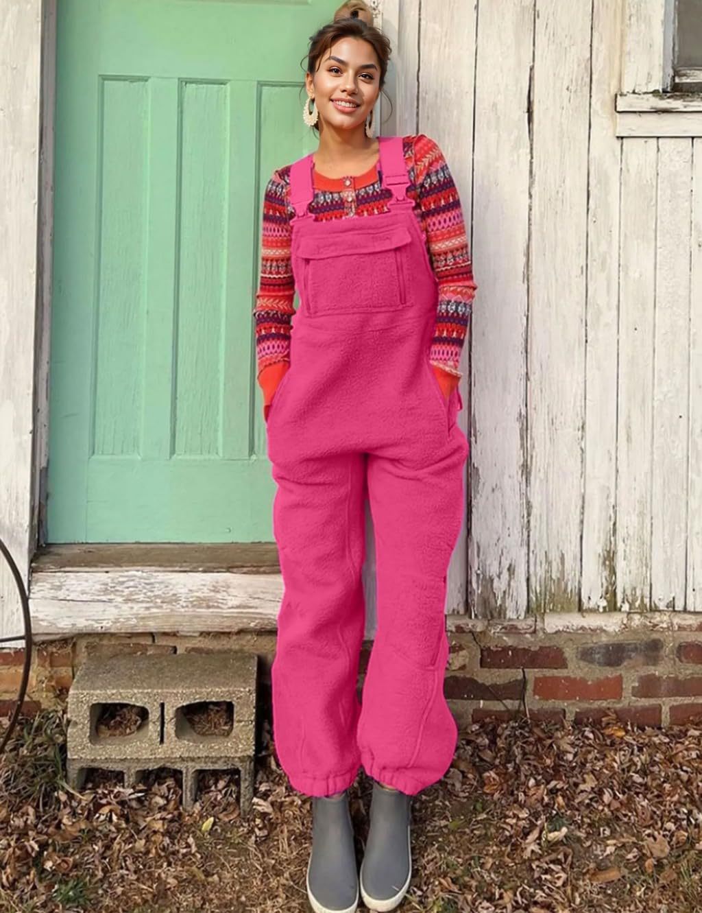 Femme Fleece Utility Bukseoveralls Stilla