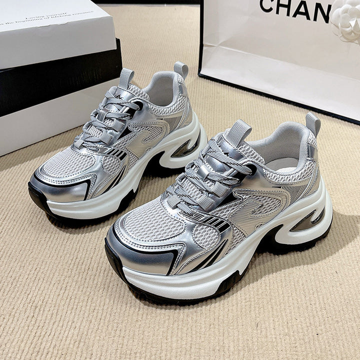 Dame sportliche sneakers med åndbar mesh-overflade og stabil dämpende sål Stilla