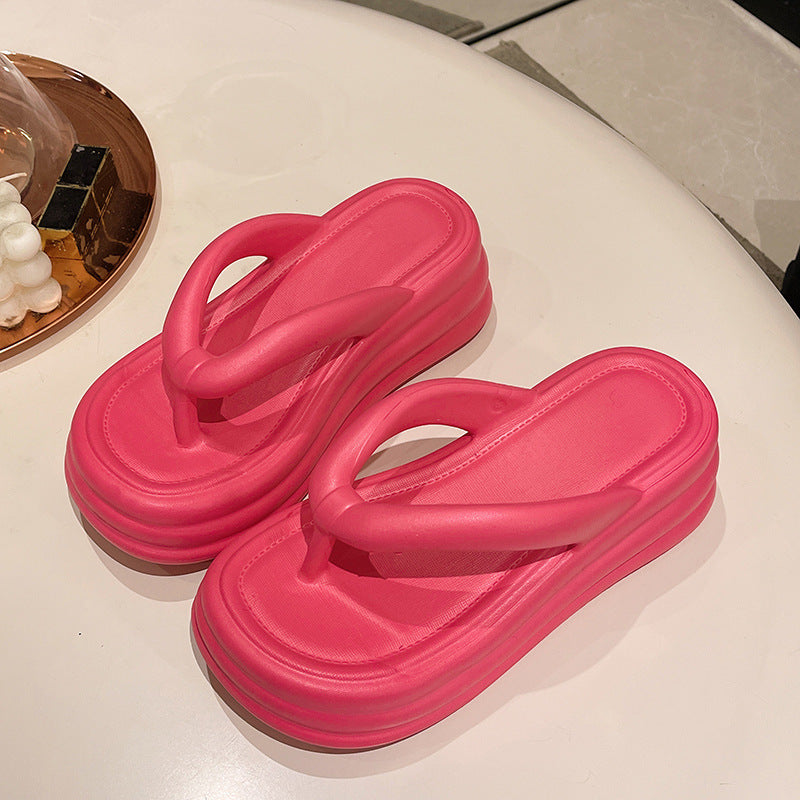 Dame Komfortable Plateau-Sandaletter med ergonomisk design og skridsikker sål Stilla