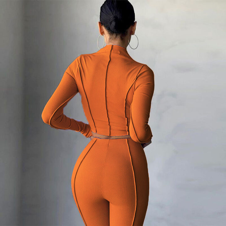 Damer Sport sæt med højhalset top og tætsiddende leggings Stilla