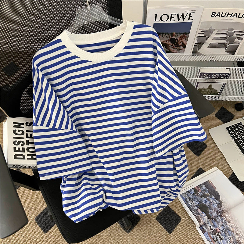 Femme Relaxed Fit Stribet Loungewear Sæt Stilla