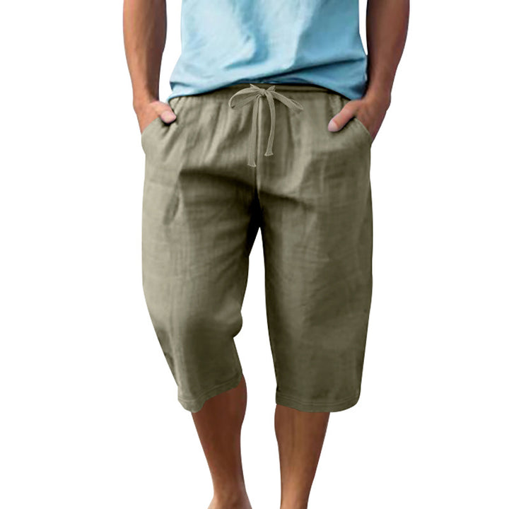 Herrer casual sommer-shorts med elastisk talje og praktiske sidelommer Stilla