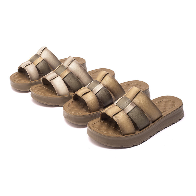 Femme Comfort Slide Sandaler med polstret fodseng Stilla