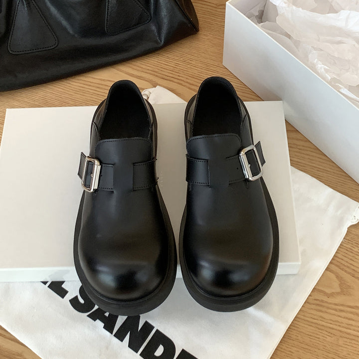 Femme Stilfulde Knappede Slippers Stilla