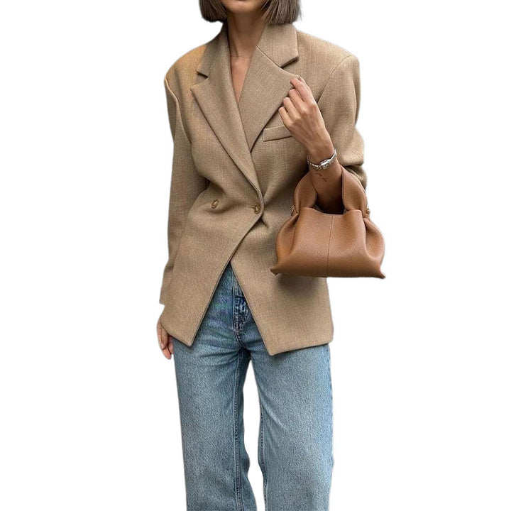 Dame Elegant Boucle-Blazer fra Stilla