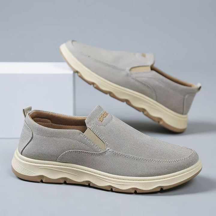 Femme Casual Slip-On Sneakers med åndbart overmateriale Stilla