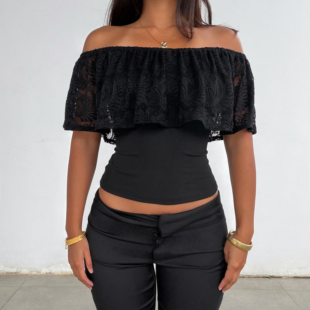 Damer Off-Shoulder Spids Top Skovae