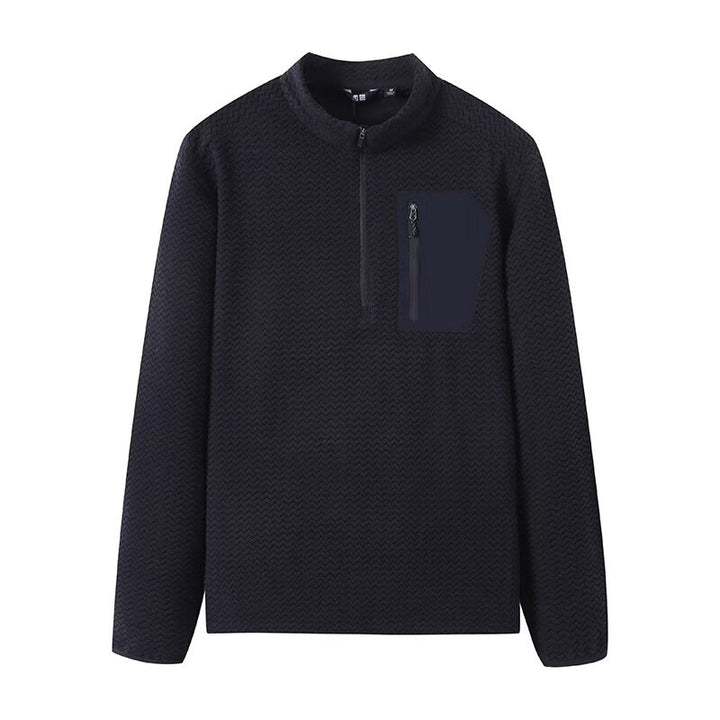 Kvindernes funktionelle sweater med høj krave og praktisk lynlås Stilla