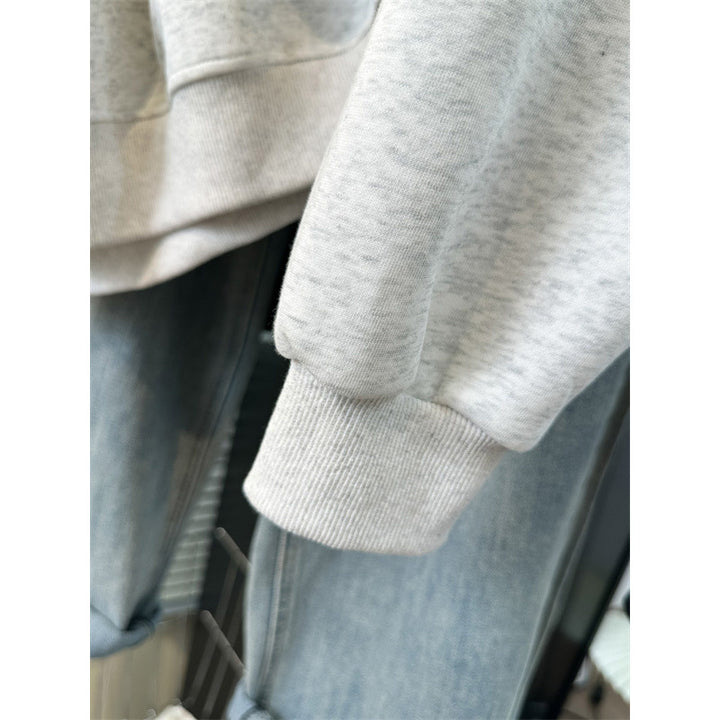 Femme Cozy Halv-lynlåspullover Sweatshirt Stilla