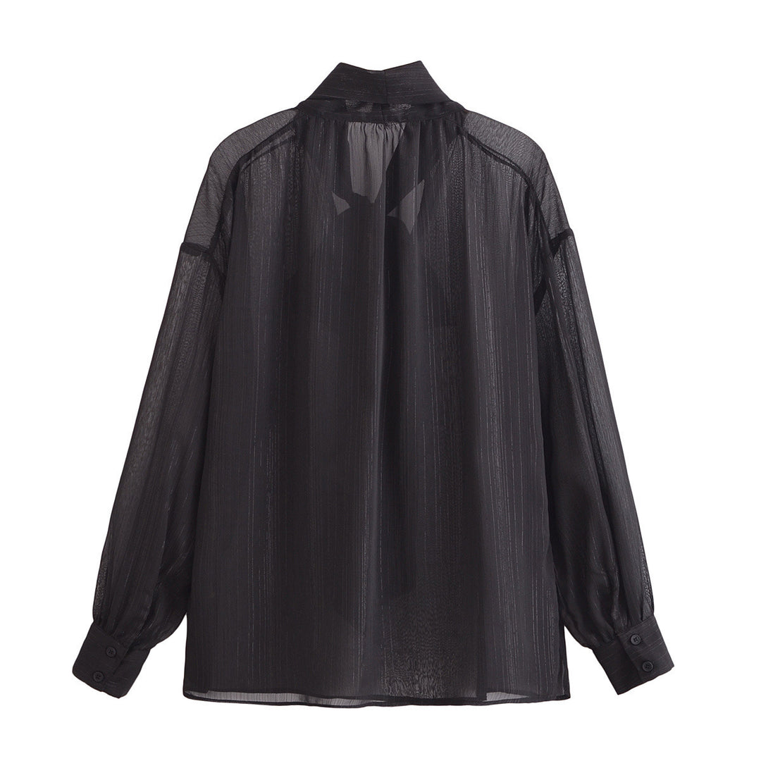 Femme Elegante Sløjfeblus Stilla