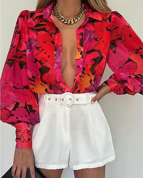 Kvindernes bluse med leopardmønster og casual fit Stilla