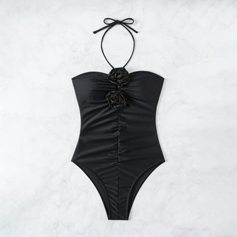 Dame Elegant Floral Accent Éntiers Badedragt Stilla