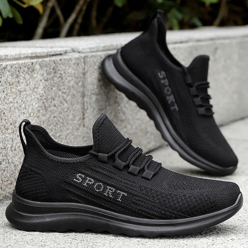 Femme Let Slip-On Sport Sneakers med fleksibelt Strikovermateriale Stilla