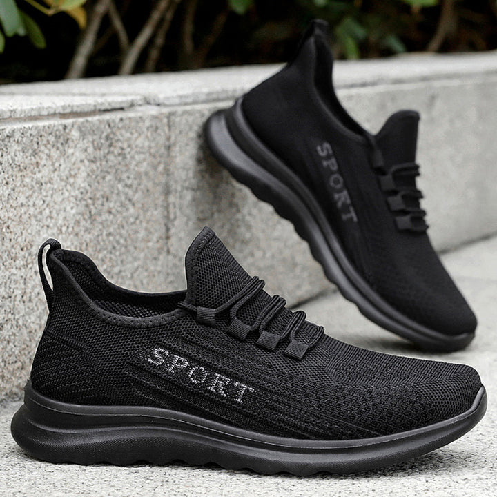 Femme Let Slip-On Sport Sneakers med fleksibelt Strikovermateriale Stilla