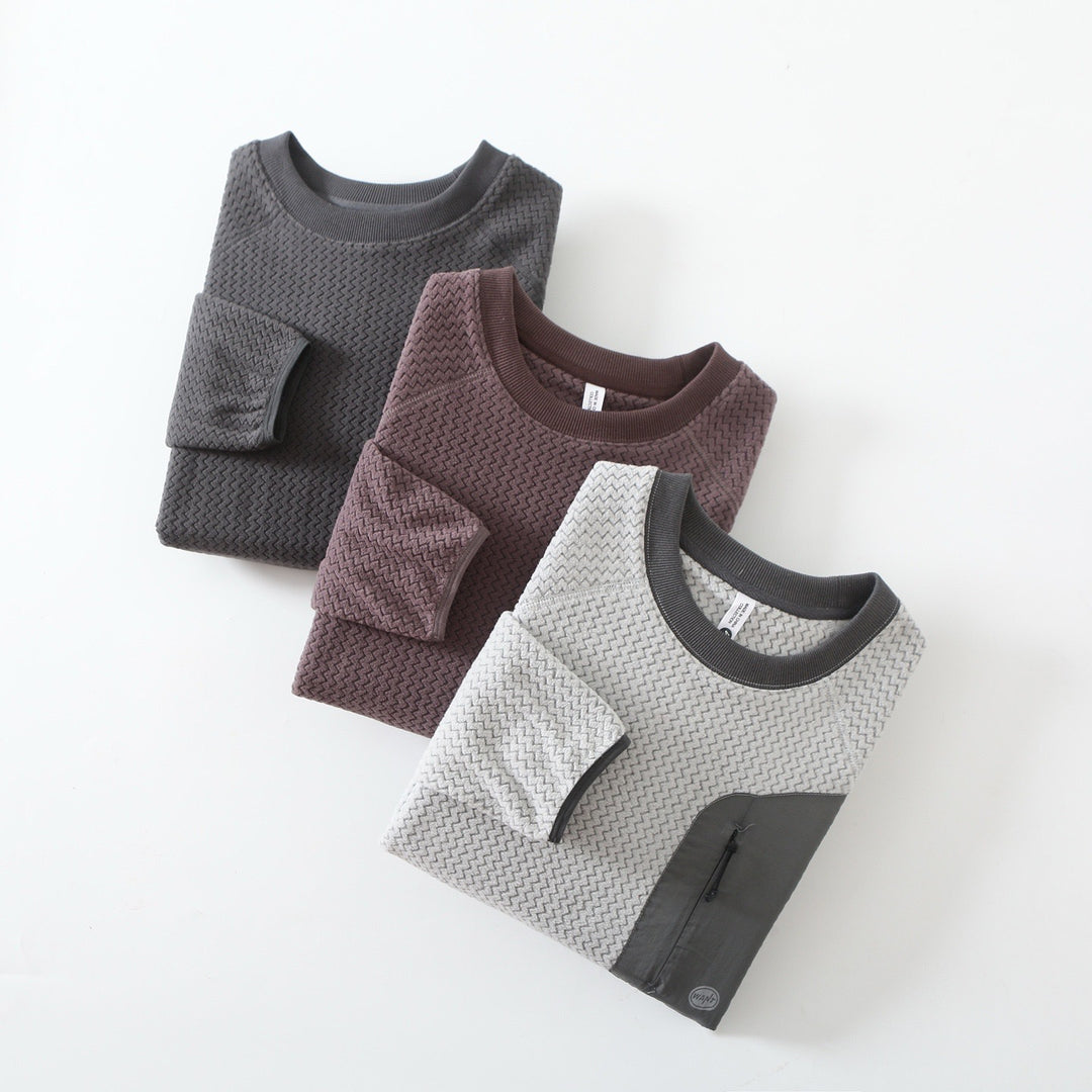 Damesweatshirt med struktureret design Stilla
