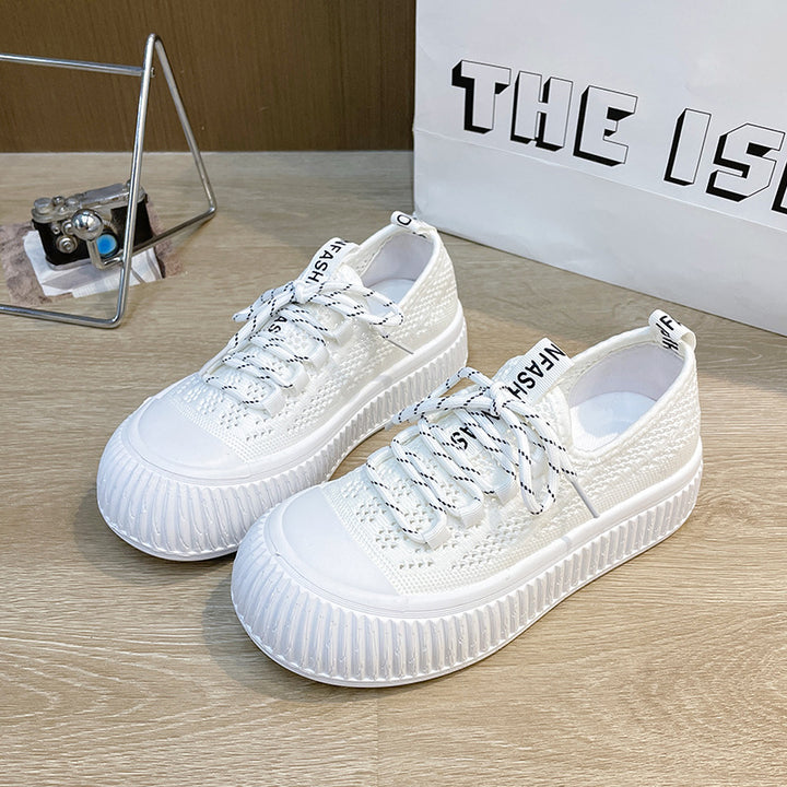 Dame Sneakers med unikt luftgennemtrængeligt strikdesign og komfortabel sål Stilla