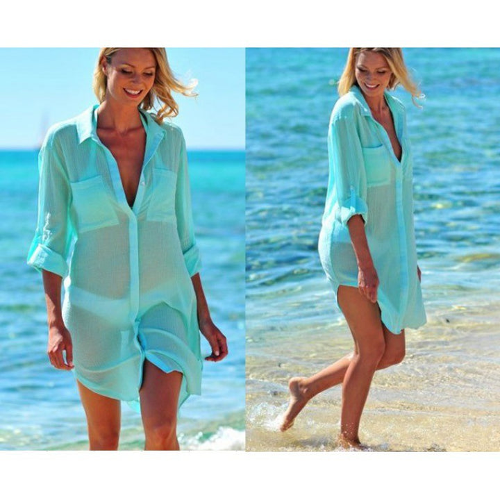 Damer afslappet strandbluse Stilla