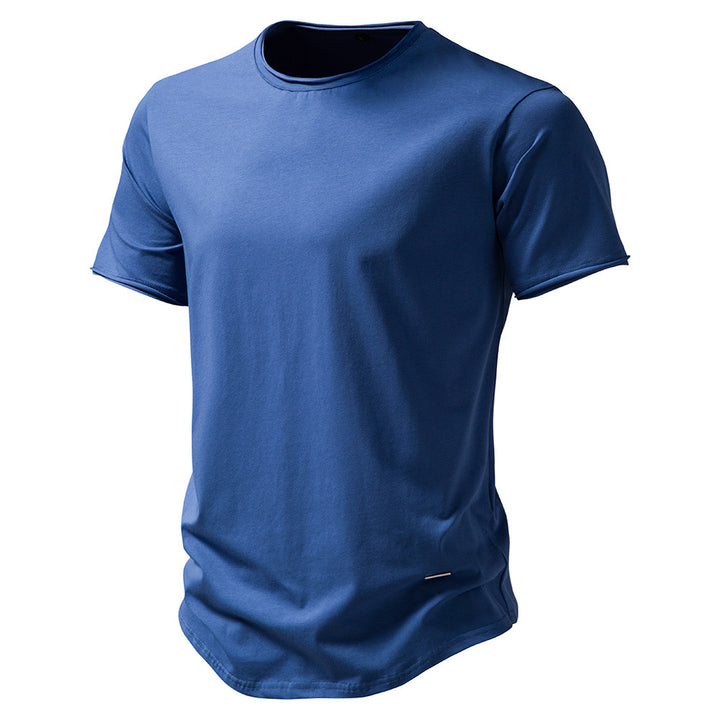 Herre T-shirt lavet af kvalitets, åndbart bomuldsblanding med moderne snit Stilla